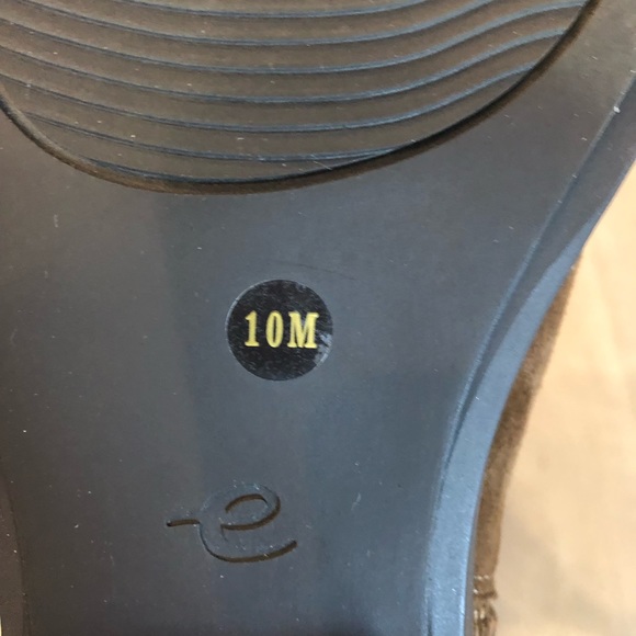 ✨SOLD✨New Suede Tan Leather Upper Knee High Riding Boots - Picture 9 of 9